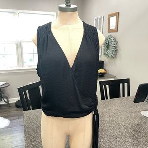 Women’s small Black crop top